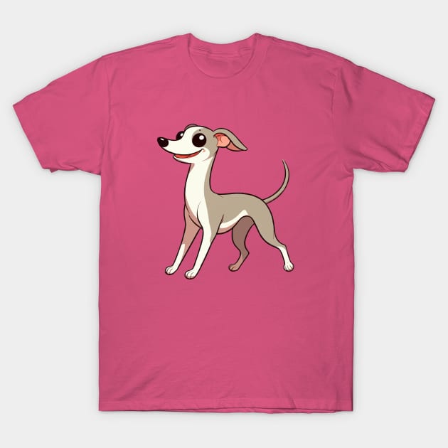 Italian Greyhound excited T-Shirt by fikriamrullah